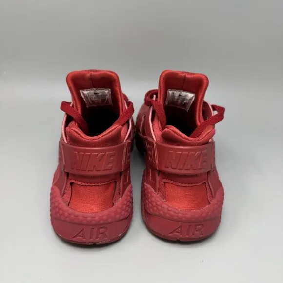Nike Air Huarache Triple Red Mens Size 7.5 Athletic Running Shoes Sneakers