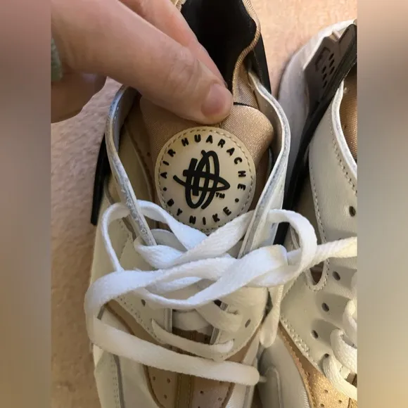 Nike Air Huarache White Sandrift Chunky Sneakers