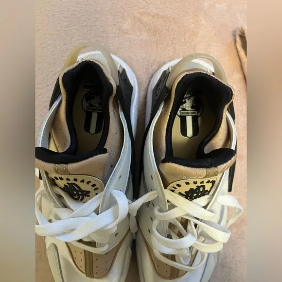 Nike Air Huarache White Sandrift Chunky Sneakers