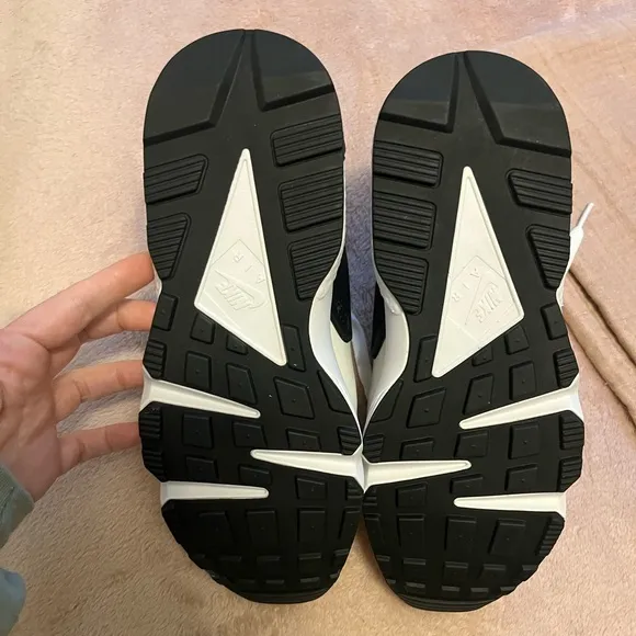 Nike Air Huarache White Sandrift Chunky Sneakers