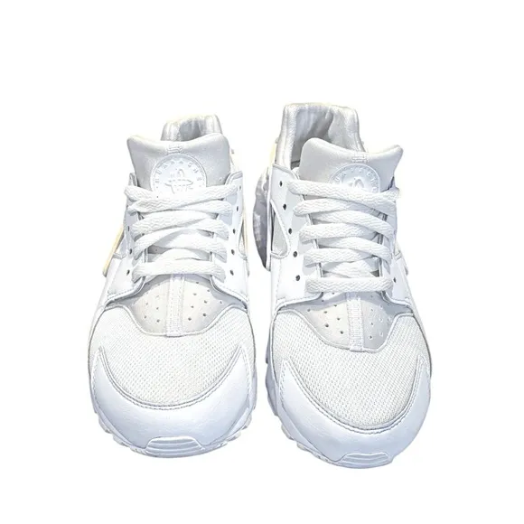 Nike Air Huaraches Triple White Youth Sneakers