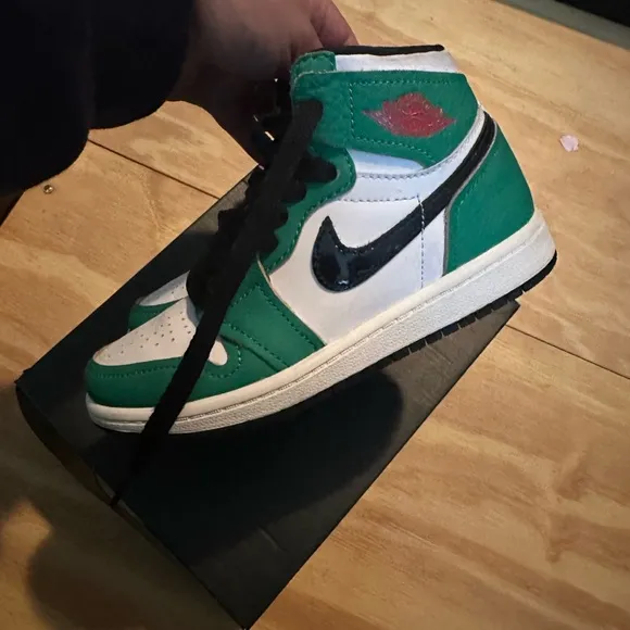 Nike Air Jordan 1 High OG PS Green Black Sneakers