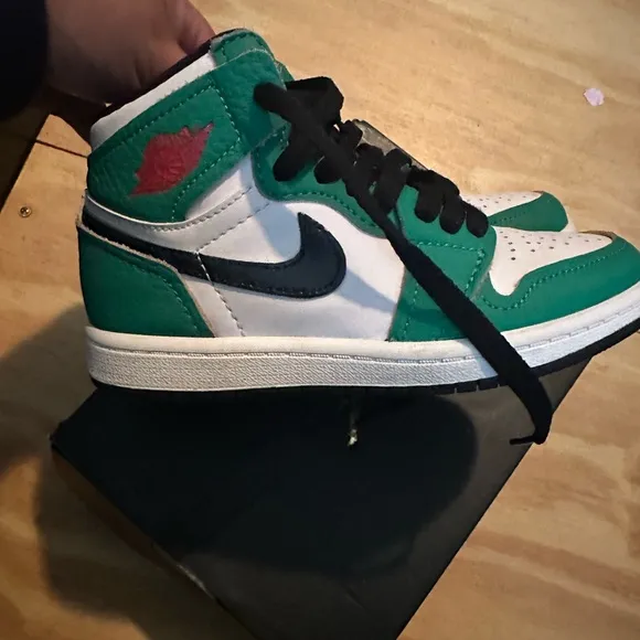 Nike Air Jordan 1 High OG PS Green Black Sneakers