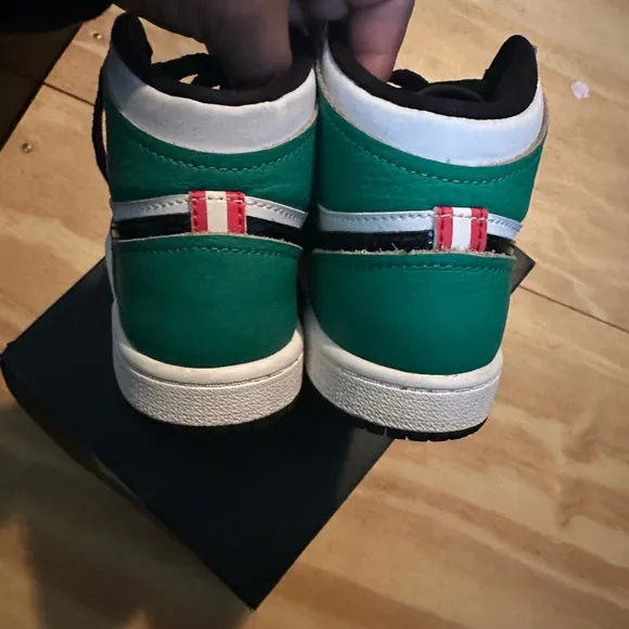Nike Air Jordan 1 High OG PS Green Black Sneakers