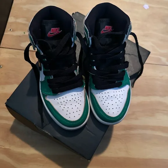 Nike Air Jordan 1 High OG PS Green Black Sneakers