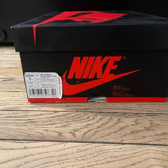 Nike Air Jordan 1 High OG Sneakers - Red, Black, White