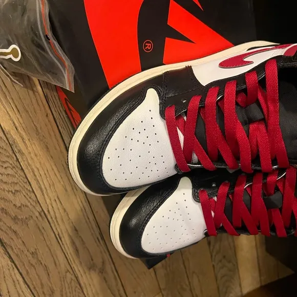 Nike Air Jordan 1 High OG Sneakers - Red, Black, White
