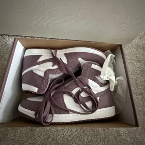 Nike Air Jordan 1 High Sneakers - Purple and White