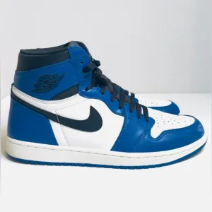 Nike Air Jordan 1 Retro High OG Game Royal 2018 Sneakers 555088-403 Size 10.5