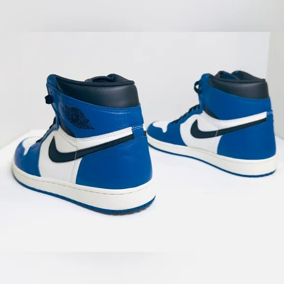 Nike Air Jordan 1 Retro High OG Game Royal 2018 Sneakers 555088-403 Size 10.5