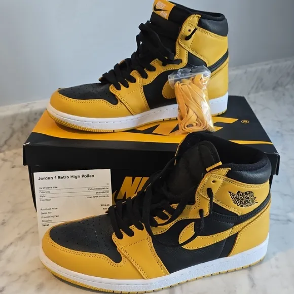 Nike Air Jordan 1 Retro High Pollen Sneakers
