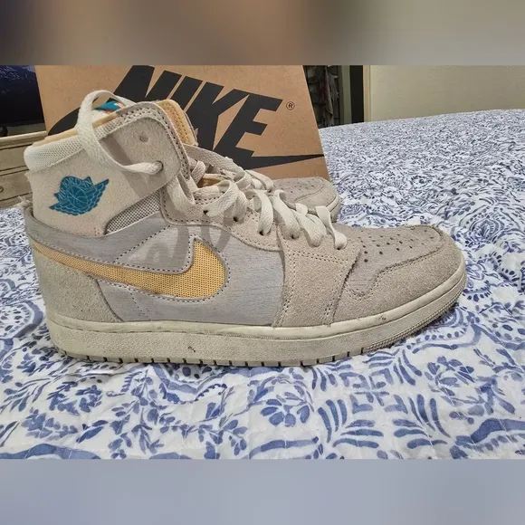 Nike Air Jordan 1 ZM Air CMFT 2 ZOOM  Orewood Brown Citrus DV1307-180 Men's 9.5