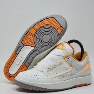 Nike Air Jordan 2 Retro Mens Sz 4 Low Sail Melon Tint-Light Curry DV9956 118 New