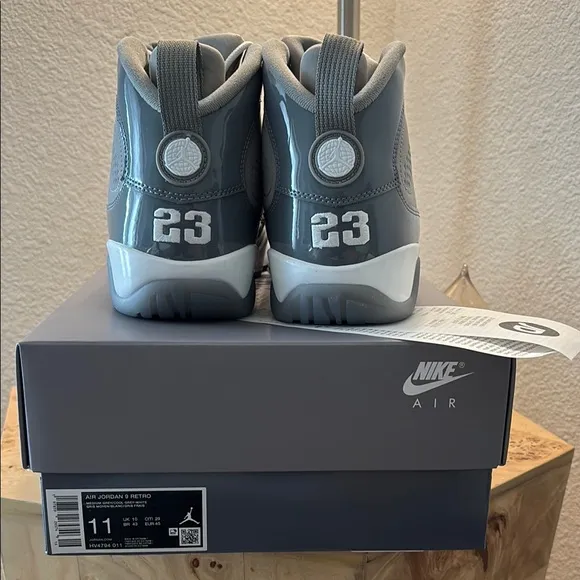 Nike Air Jordan 9 Retro Gray Men's Shoes