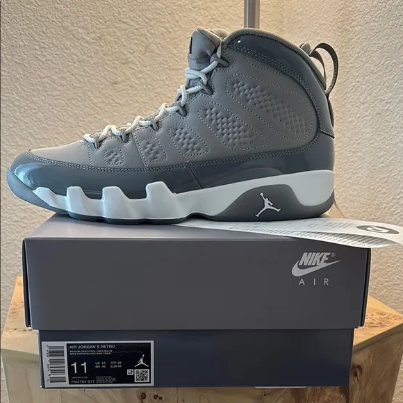 Nike Air Jordan 9 Retro Gray Men's Shoes