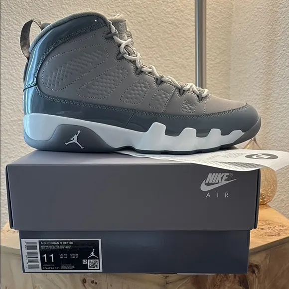 Nike Air Jordan 9 Retro Gray Men's Shoes