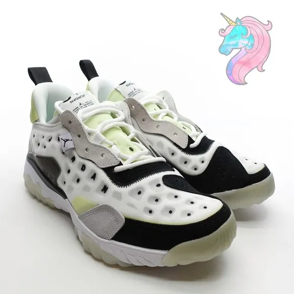 Nike Air Jordan Delta 2 White Cyber Green Shoes Sneakers CV8121-101 Mens Size 8