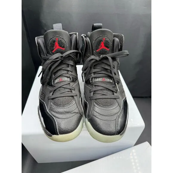 Nike Air Jordan Jumpman-Red and Black-Size 10M-authenticated