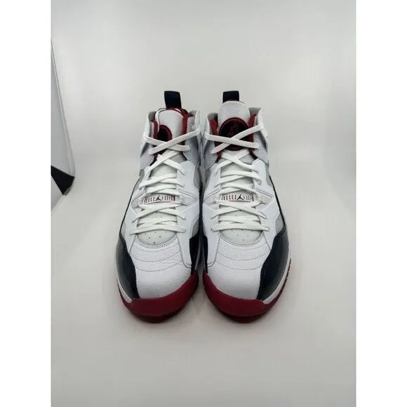 Nike Air Jordan Jumpman Two Trey &quot;Bred&quot; White Black DO1925-106 Men's Size 10.5