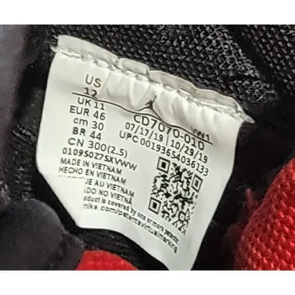 NIke Air Jordan Men's Mars 270 Black Metallic Silver‎ size 12 CD7070-010 Sports