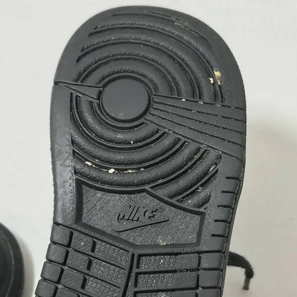Nike Air Jordan Sneakers Retro Running Walking 640735-030 Black Shoes 6C 12 cms