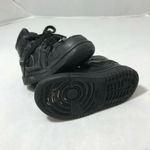 Nike Air Jordan Sneakers Retro Running Walking 640735-030 Black Shoes 6C 12 cms