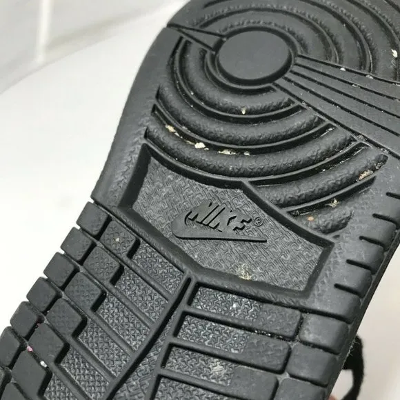 Nike Air Jordan Sneakers Retro Running Walking 640735-030 Black Shoes 6C 12 cms