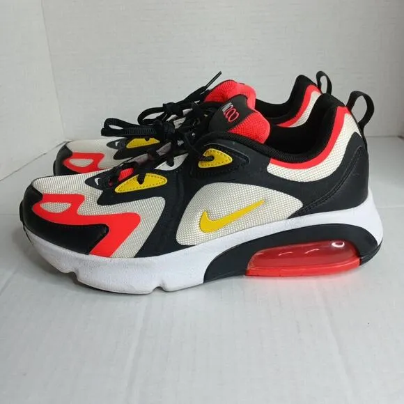 Nike Air Max 200 Youth Size 7Y Womens 8.5 Multicolor Running Shoes AT5627-005