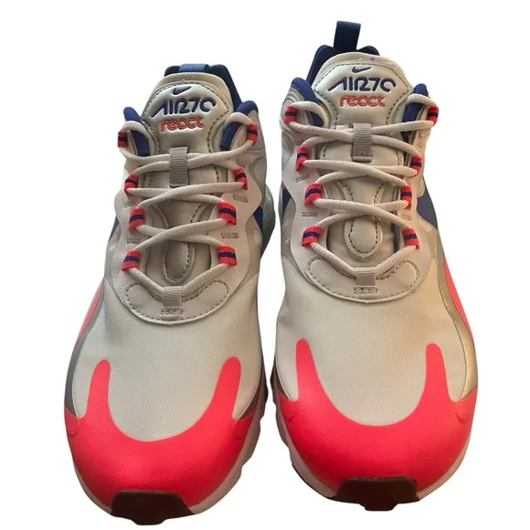 Nike Air Max 270 React Women's Size 7.5 Sneakers CW3094-100