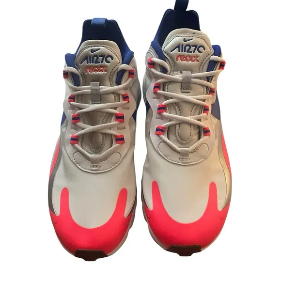 Nike Air Max 270 React Women's Size 7.5 Sneakers CW3094-100
