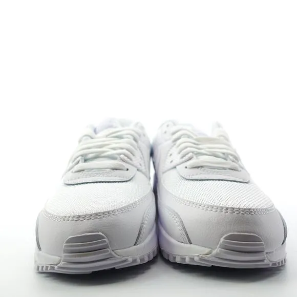 Nike Air Max 90 Triple White Sneakers CQ2560-100 Womens Size 9