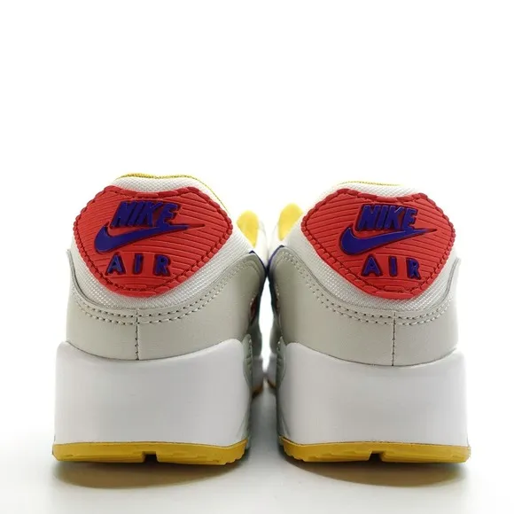 Nike Air Max 90 Women's Size 6.5 Sneaker 'Summit White' Multi-Color DA8726-100