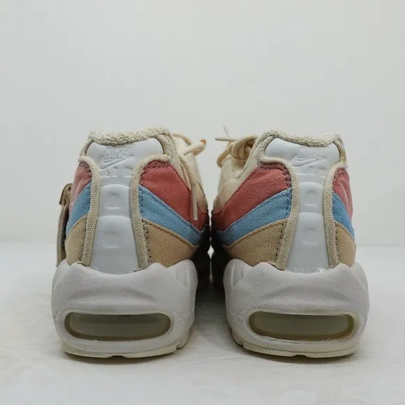 Nike Air Max 95 QS Women Size 8.5 Plant Color Pack Crimson Tint Cream CD7142 800