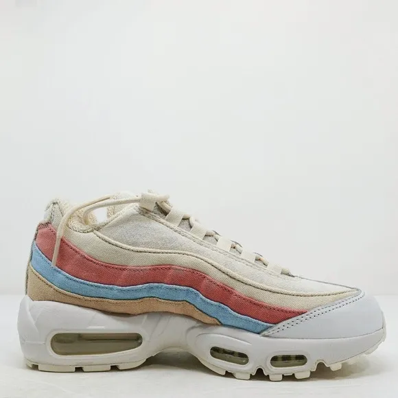 Nike Air Max 95 QS Women Size 8.5 Plant Color Pack Crimson Tint Cream CD7142 800