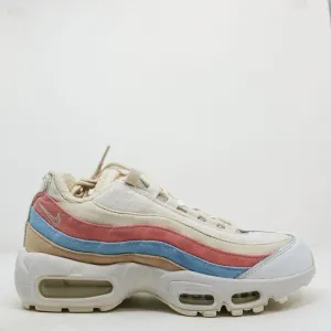 Nike Air Max 95 QS Women Size 8.5 Plant Color Pack Crimson Tint Cream CD7142 800
