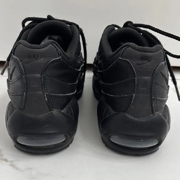 Nike Air Max 95 Recraft GS 'Triple Black' Youth Mens 6.5 (Womens 8)