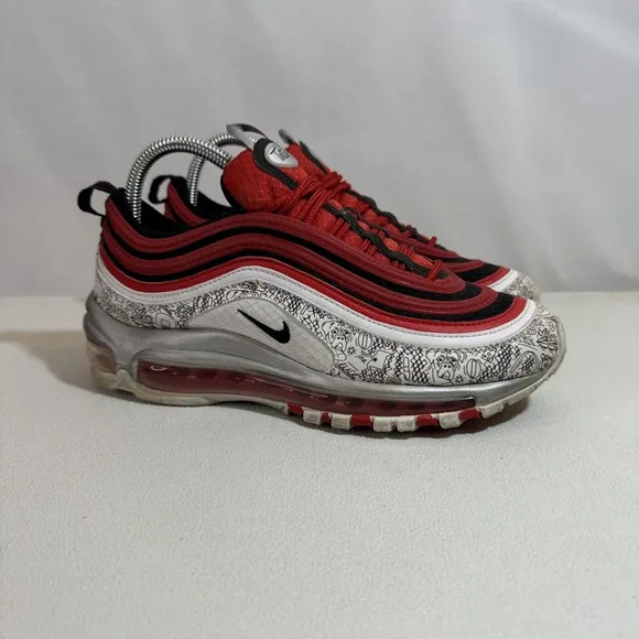 NIKE AIR MAX 97 (GS) UNIV RED &quot;JASON TATUM&quot; SZ 6Y WOMENS SZ 7.5 [CJ9891-600]