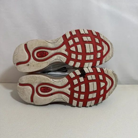 NIKE AIR MAX 97 (GS) UNIV RED &quot;JASON TATUM&quot; SZ 6Y WOMENS SZ 7.5 [CJ9891-600]