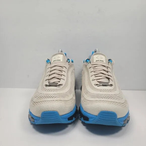 Nike Air Max 97 Milan 2012 Men's Beige &amp; Blue Sneakers 586267-014 US Size 7
