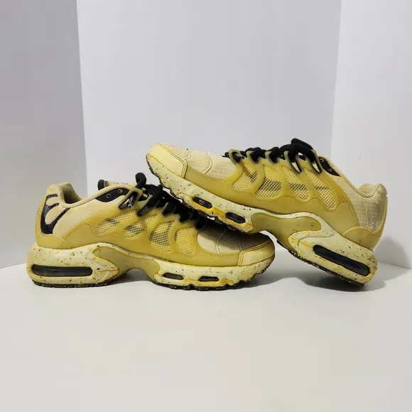 Nike Air Max Terrascape Plus Men's 8 Sail Black Sun Dyed Yellow Streetwear
