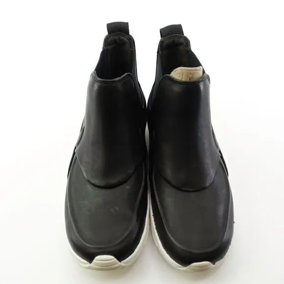 Nike Air Max Thea Mid Black Sail Leather Sneakers 859550-001 Womens Size 7
