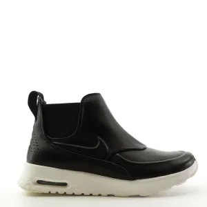 Nike Air Max Thea Mid Black Sail Leather Sneakers 859550-001 Womens Size 7