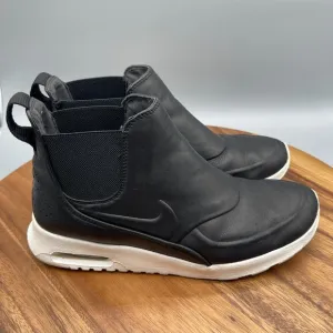 Nike Air Max Thea Shoes Womens Size 8.5 Mid Black Sail Leather Casual Comfort
