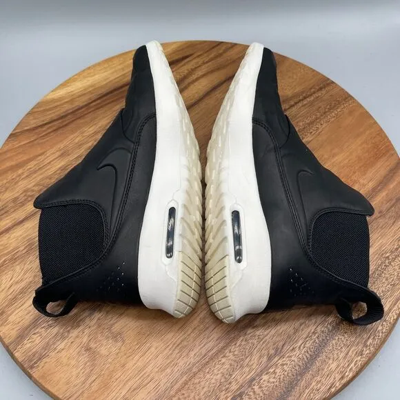 Nike Air Max Thea Shoes Womens Size 8.5 Mid Black Sail Leather Casual Comfort