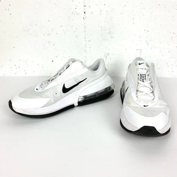 Nike Air Max Up CT1928-100 Womens Sneakers Low Top Fabric White Black Size 8