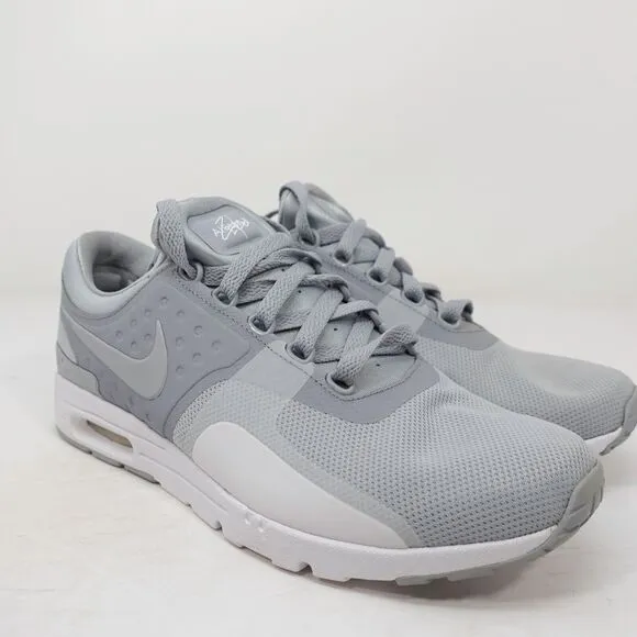 Nike Air Max Zero Grey White Sneakers 857661 009 Womens Size 10