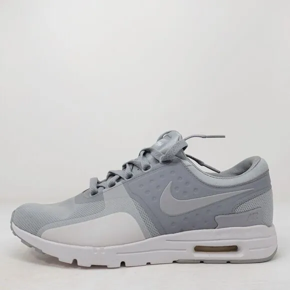 Nike Air Max Zero Grey White Sneakers 857661 009 Womens Size 10