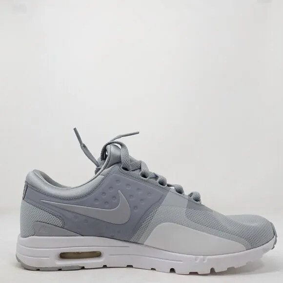 Nike Air Max Zero Grey White Sneakers 857661 009 Womens Size 10