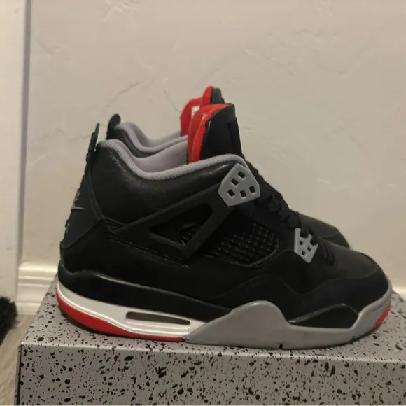 Nike Air Men's Black and Red Shoes