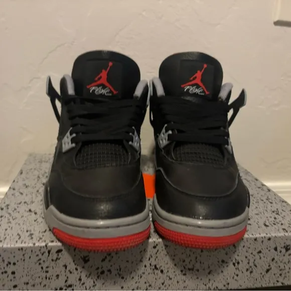Nike Air Men's Black and Red Shoes